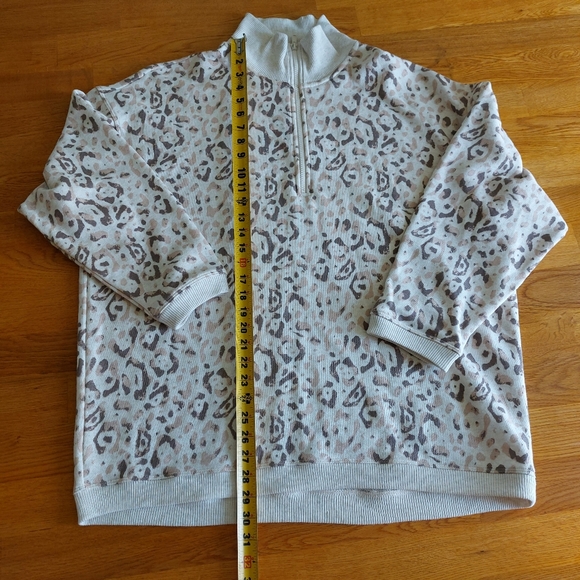 aerie Half Zip Oversized Sweatshirt Size M - Picture 9 of 10